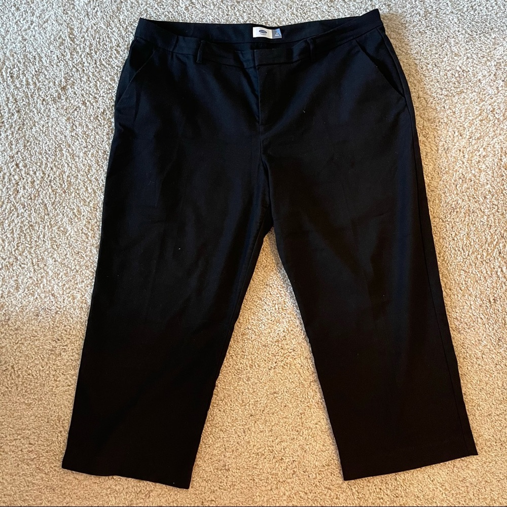 Old navy black pants (I believe Harper style)
